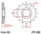 Kolečko JTF402-16 pro: APRILIA Pegaso