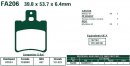 Brzdové destičky EBC - FA206