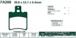 Brzdové destičky EBC - FA206