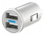 Adaptér USB 12V/5V 2x1A micro