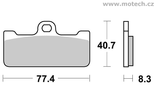 Brzdové destičky přední SBS - 695RS - Kliknutím na obrázek zavřete