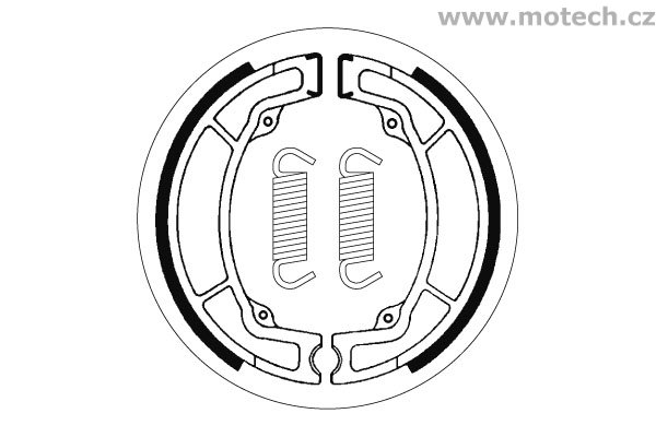 Brzdové pakny SBS - 2033 - Kliknutím na obrázek zavřete