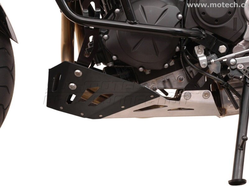 Hliníkový kryt motoru černý Kawasaki Versys 650 - Kliknutím na obrázek zavřete