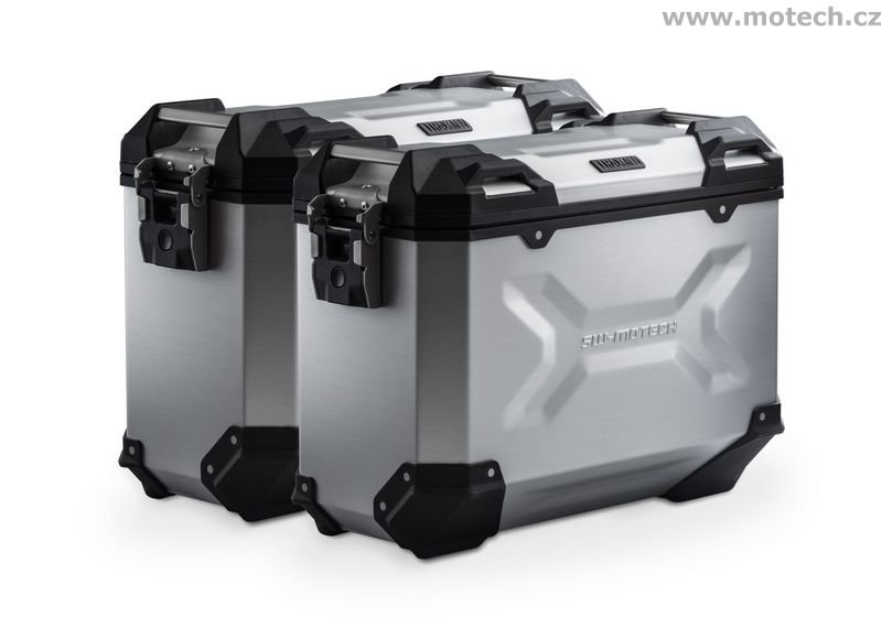 sada bočních kufrů TRAX ADV stříbrné 37/37 l Ducati Multistrada 1260 (18-) - Kliknutím na obrázek zavřete