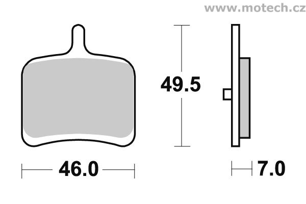 Brzdové destičky zadní SBS - 857LS - Kliknutím na obrázek zavřete