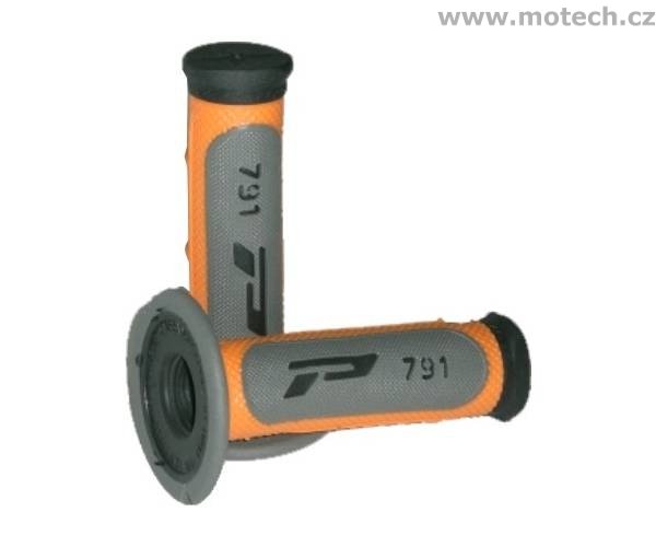 Rukojeti MX Progrip 791 černo-šedo-oranžové - Kliknutím na obrázek zavřete
