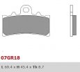 Brzdové destičky Brembo - BRM 07GR18SA