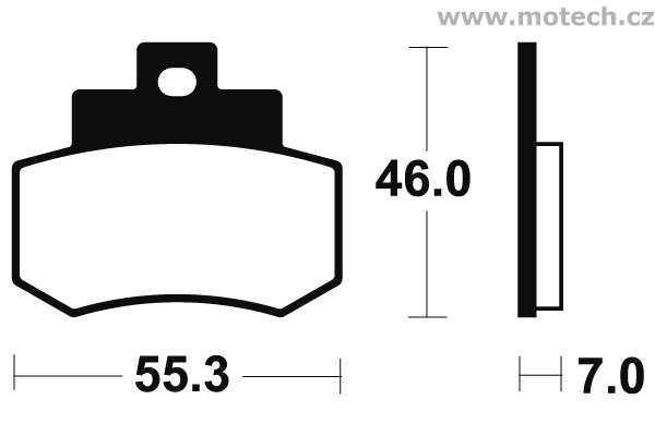 Brzdové destičky zadní Bendix - MA 276 - Kliknutím na obrázek zavřete