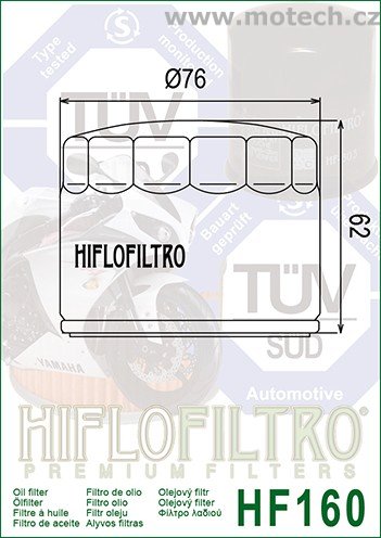 Olejový filtr HF160 - Kliknutím na obrázek zavřete