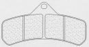 Brzdové destičky CL BRAKES 2586 C60 (C59)