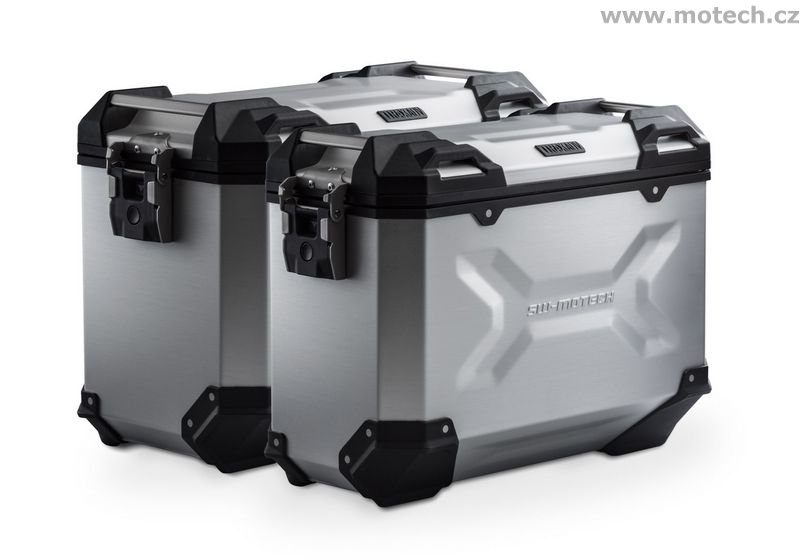sada bočních kufrů TRAX ADV stříbrné 45/37 l R 1200 GS LC Adventure (13-) - Kliknutím na obrázek zavřete