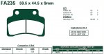 Brzdové destičky EBC - FA235