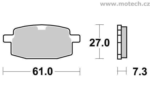 Brzdové destičky přední SBS - 619HF - Kliknutím na obrázek zavřete