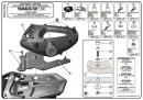 K228M - nosič horního kufru Kappa - YAMAHA FJR 1300 (06-12)