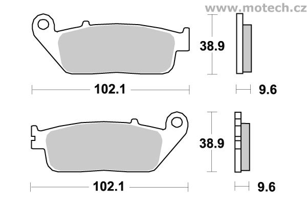 Brzdové destičky přední SBS - 700HS - Kliknutím na obrázek zavřete