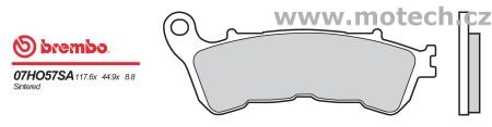 Brzdové destičky Brembo - BRM 07HO57SP - Kliknutím na obrázek zavřete