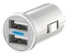 Adaptér USB 12V/5V 2x1A micro