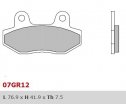 Brzdové destičky Brembo - BRM 07GR12CC