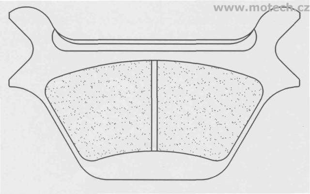 Brzdové destičky CL BRAKES 2370 RX3 - Kliknutím na obrázek zavřete