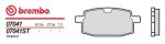 Brzdové desky Brembo - BRM 07041