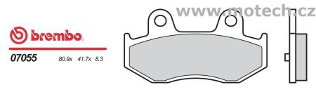 Brzdové desky Brembo - BRM 07055XS - Kliknutím na obrázek zavřete