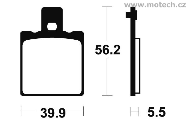 Brzdové destičky přední Bendix - MA 83 - Kliknutím na obrázek zavřete