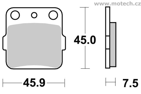 Brzdové destičky zadní SBS - 592LS - Kliknutím na obrázek zavřete