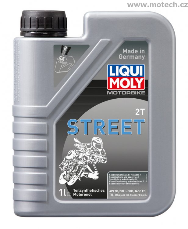 LIQUI MOLY Motorbike 2T Street - polosyntetický motorový 2T olej 1l - Kliknutím na obrázek zavřete