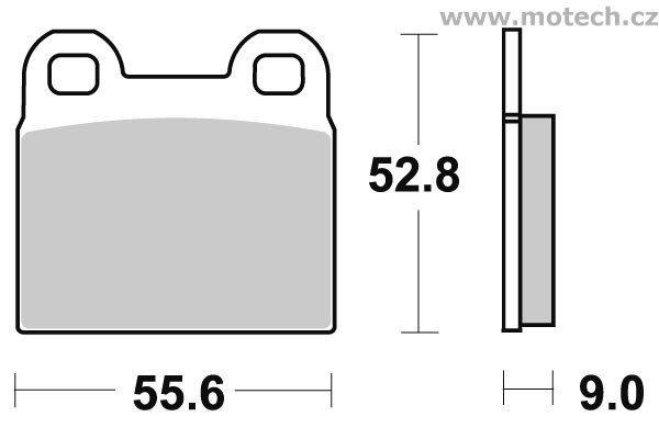 Brzdové destičky přední SBS - 527HF - Kliknutím na obrázek zavřete