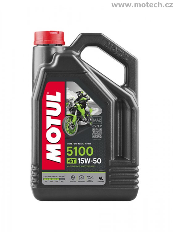 MOTUL 5100 15W50 4T 4L - Kliknutím na obrázek zavřete