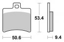 Brzdové destičky zadní SBS - 152CT