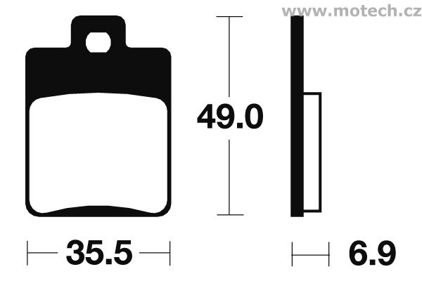 Brzdové destičky zadní Bendix - MA 224 - Kliknutím na obrázek zavřete