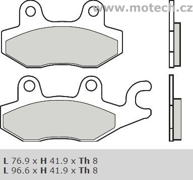 Brzdové desky Brembo - BRM 07071XS - Kliknutím na obrázek zavřete