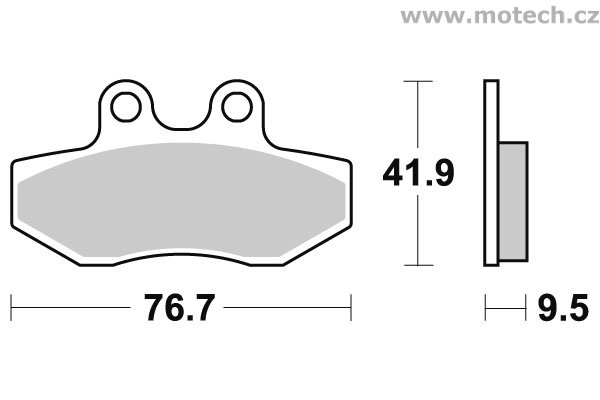 Brzdové destičky přední SBS - 190HF - Kliknutím na obrázek zavřete