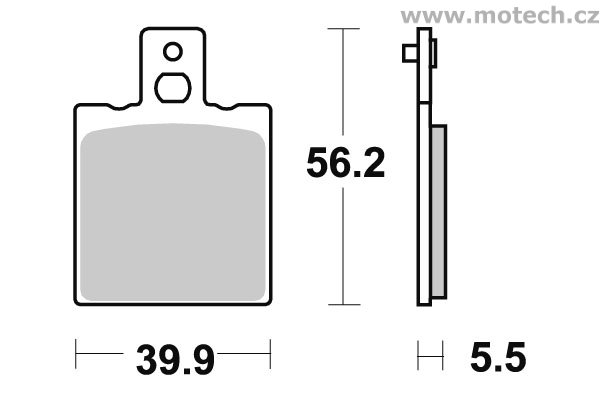 Brzdové destičky přední SBS - 583HF - Kliknutím na obrázek zavřete