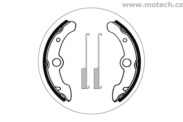 Brzdové pakny SBS - 2114 - Kliknutím na obrázek zavřete