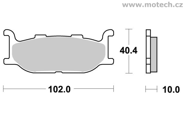 Brzdové destičky přední SBS - 170MS - Kliknutím na obrázek zavřete