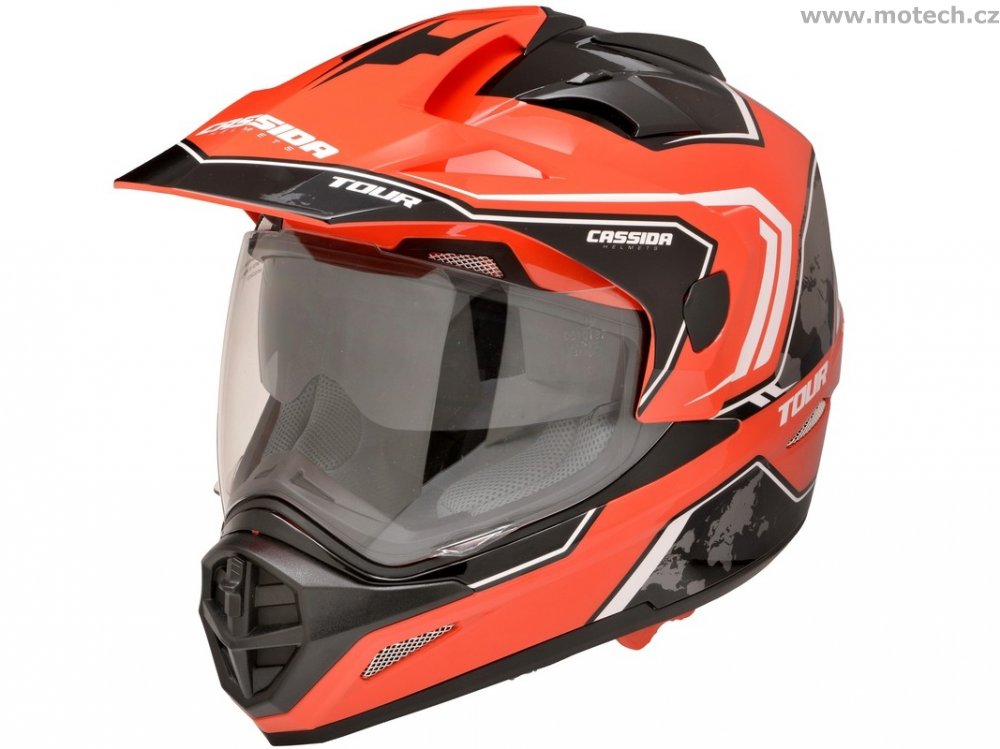 Přilba CASSIDA TOUR GLOBE - červená - Kliknutím na obrázek zavřete