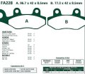 Brzdové destičky EBC - FA228