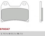 Brzdové destičky Brembo - BRM 07HO47SA