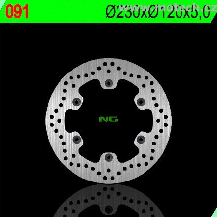 Brzdový kotouč NG 091 - pevný - Kliknutím na obrázek zavřete