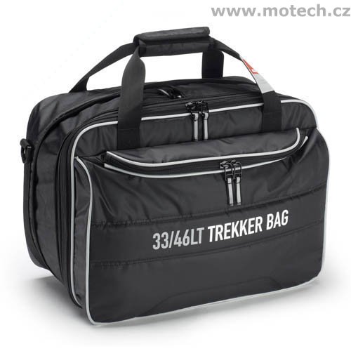 T 484B textilní vnitřní taška do kufrů Trekker, černá - Kliknutím na obrázek zavřete