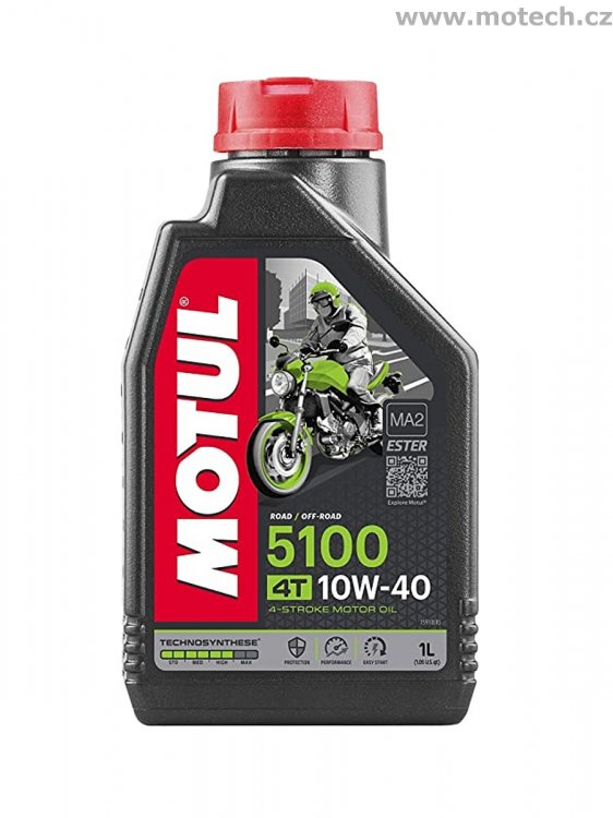 MOTUL 5100 10W40 4T 1L - Kliknutím na obrázek zavřete