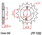 Kolečko JTF1322-15 pro: HONDA XR 400R