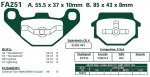 Brzdové destičky EBC - FA251