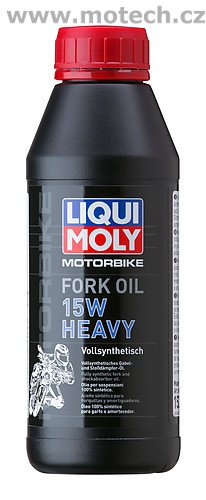 LIQUI MOLY Motorbike Fork Oil 15W Heavy - olej do tlumičů pro motocykly - těžký 500ml - Kliknutím na obrázek zavřete