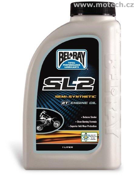 Bel-Ray olej SL-2 Semi-Synthetic 2T - 1 litr - Kliknutím na obrázek zavřete