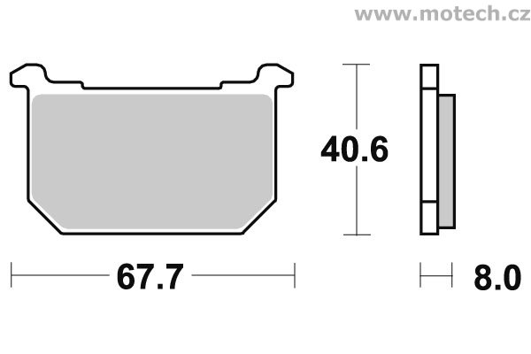 Brzdové destičky přední SBS - 539HF - Kliknutím na obrázek zavřete