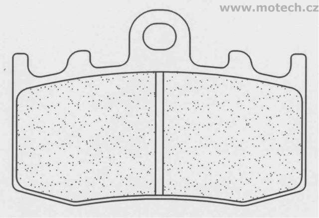Brzdové destičky CL BRAKES 1101 XBK5 - Kliknutím na obrázek zavřete