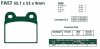 Brzdové destičky EBC - FA57